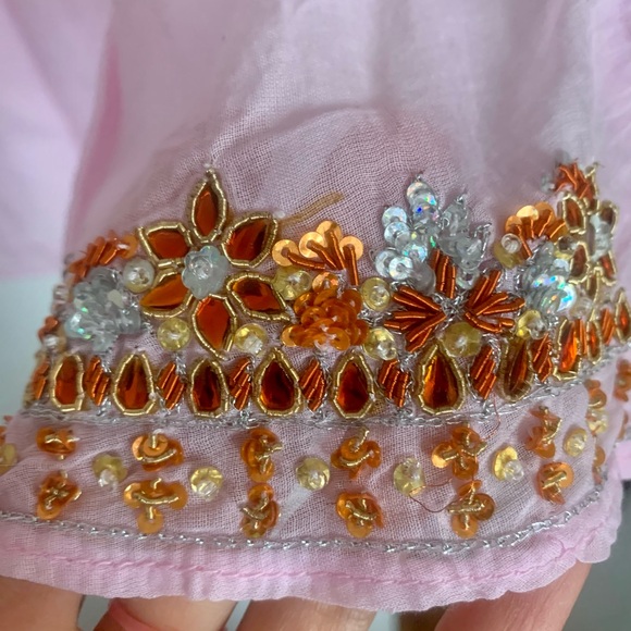 Pink cotton beach tunic size M by Margaret loves Pete. - Picture 11 of 12